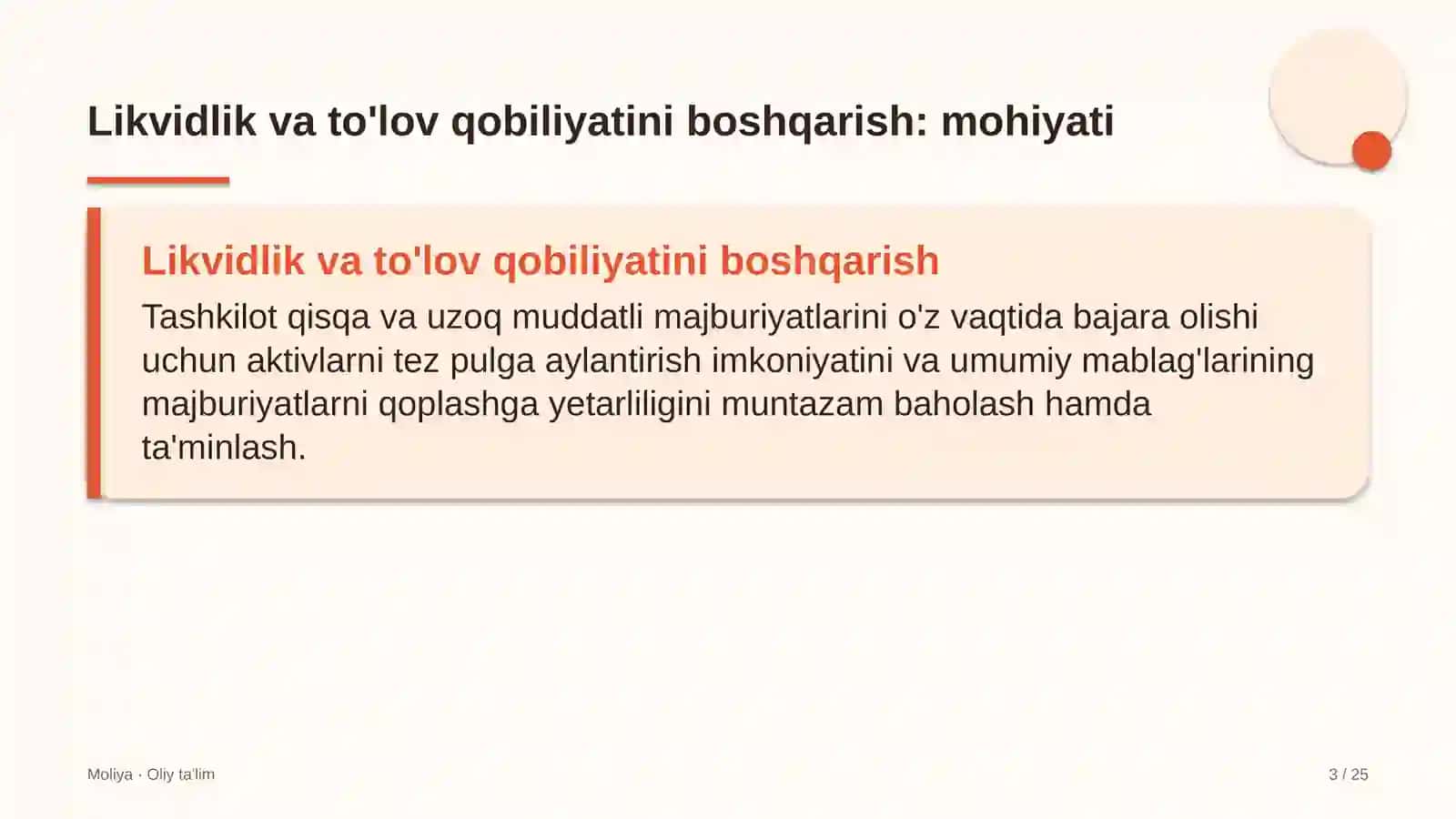 geoaxborot tizimlarida likvidlik va to'lov qobiliyatini boshqarish 5196 3