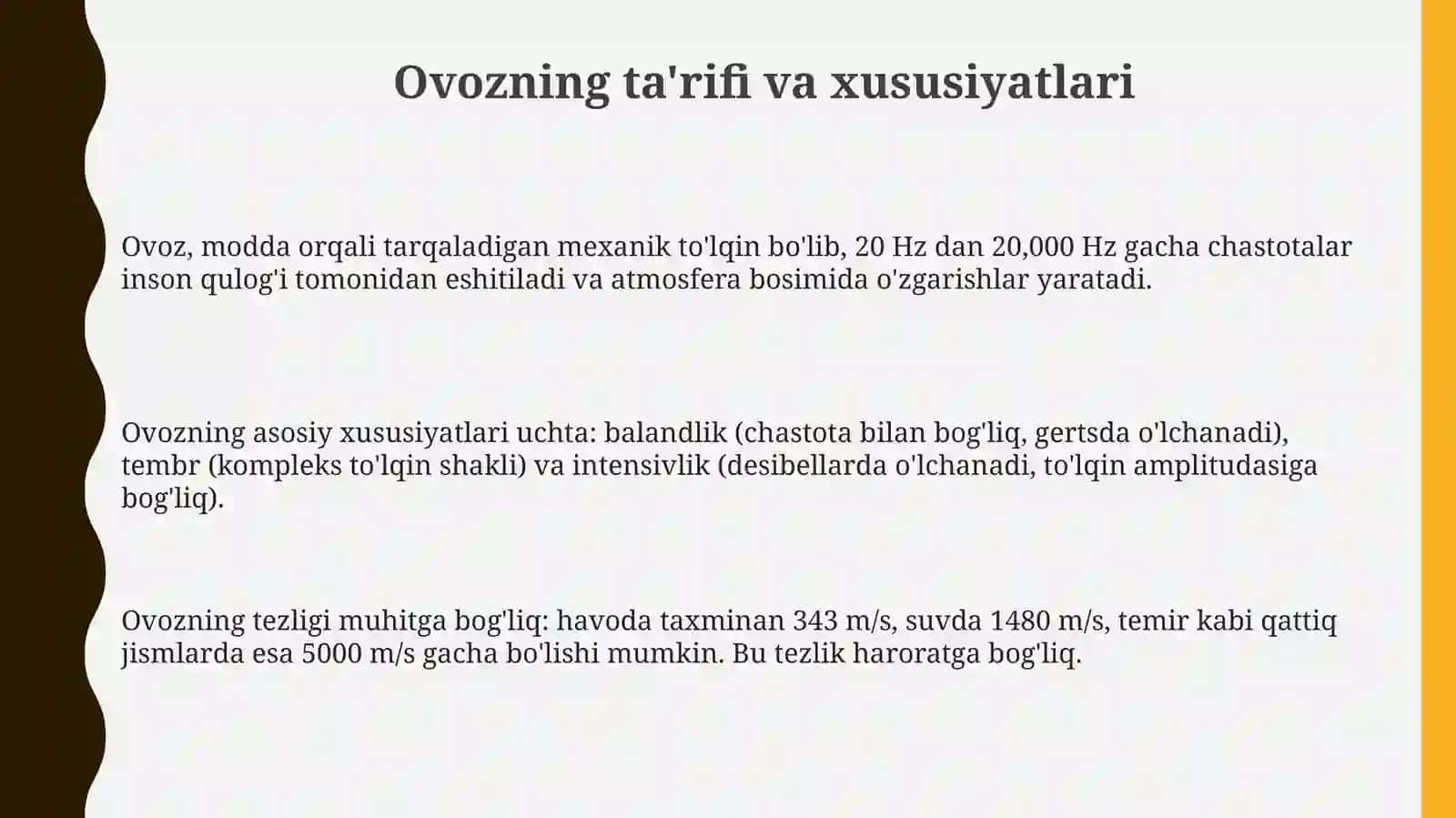 Tovushlar mavzusi 3