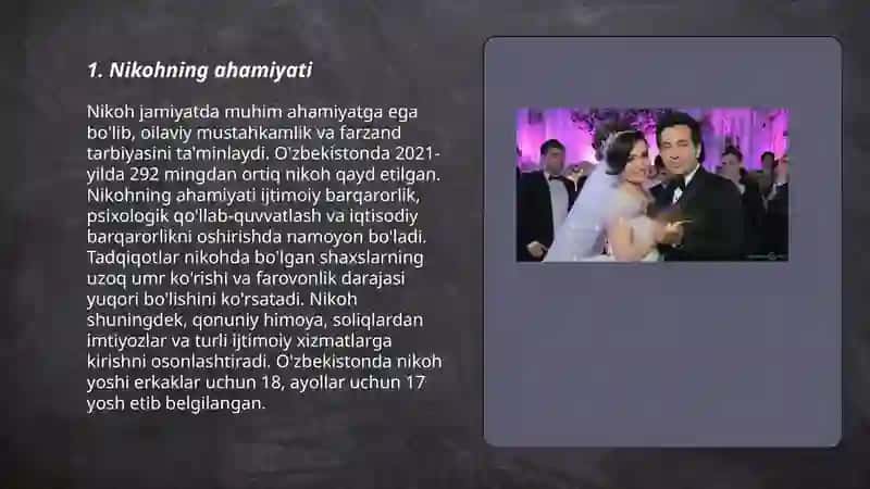 Nikoh va ajralish 3