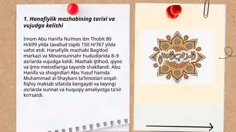 Hanafiylik mazhabi 3