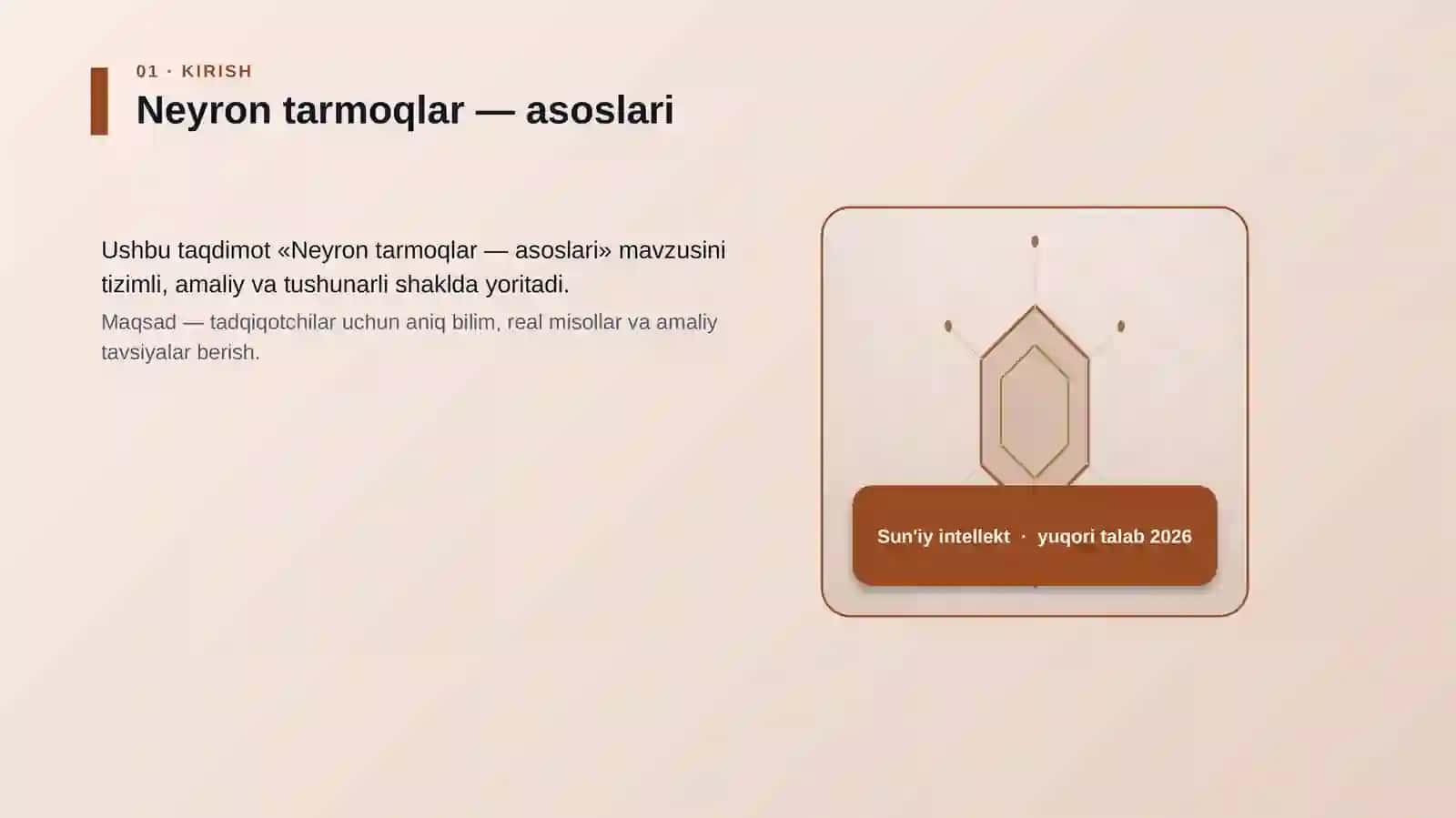 Neyron tarmoqlar — asoslari 3