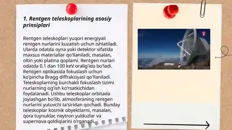 Rentgen teleskoplarining asosiy prinsiplari 3