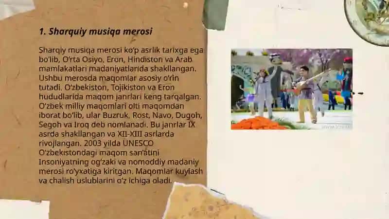 Sharquiy musiqa merosi 3