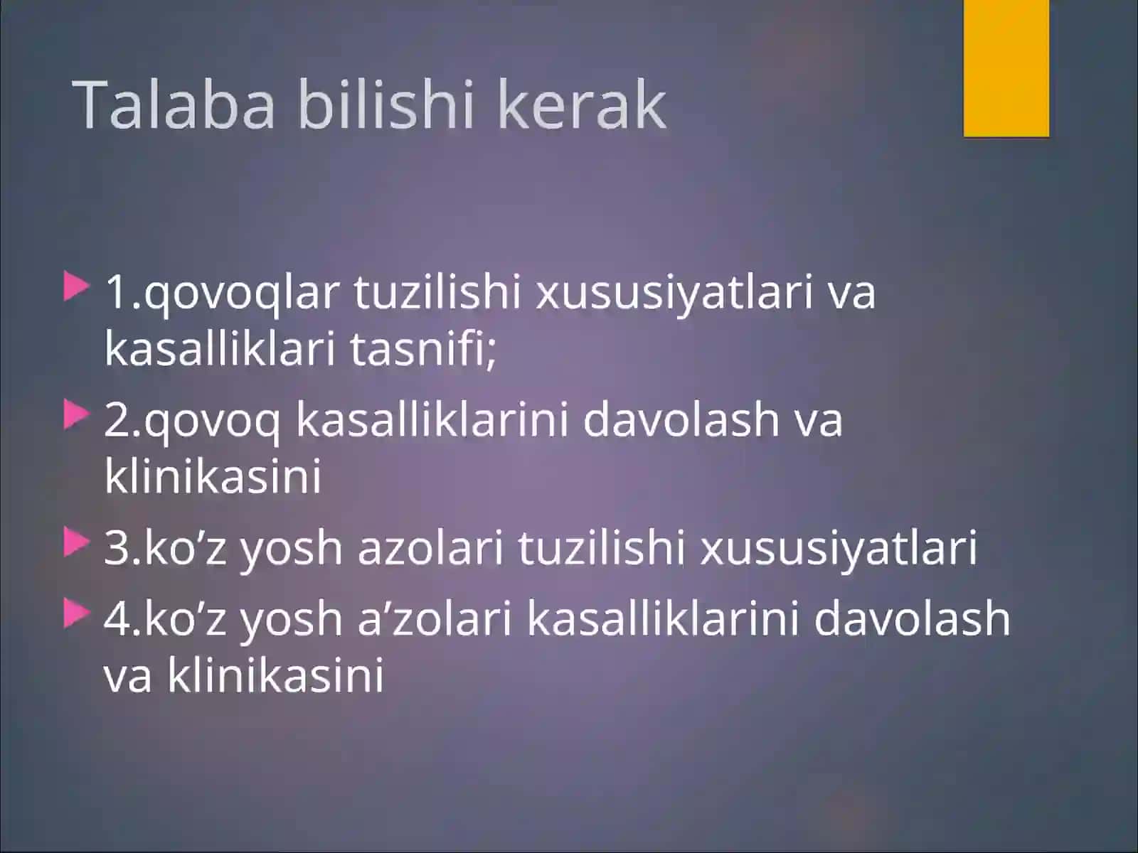 "Qovoq kasalliklari" 3