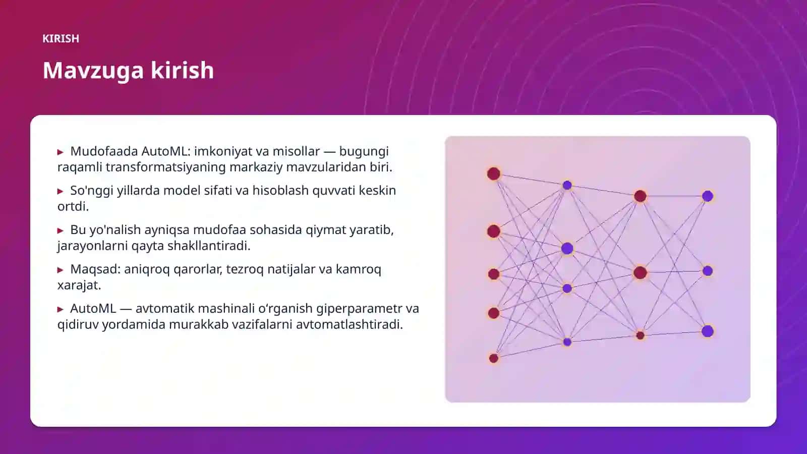 Mudofaada AutoML: imkoniyat va misollar 3