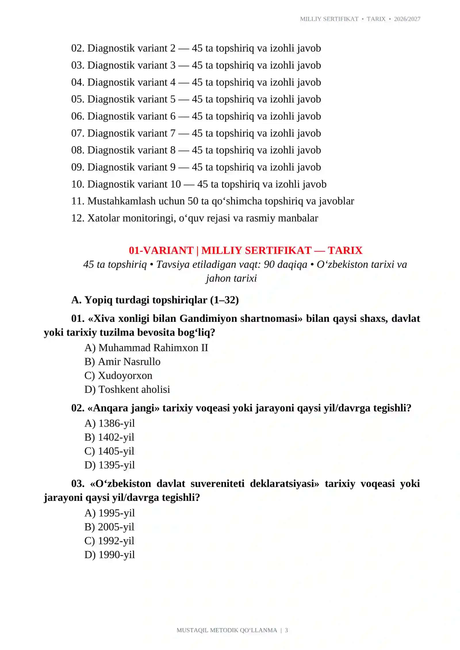 MILLIY SERTIFIKAT TARIX fanidan 2026-2027 500ta TEST .docx 3