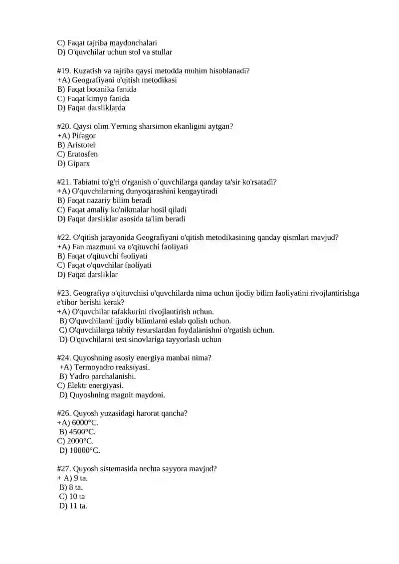 Geografiya o`qitish metodikasi 3