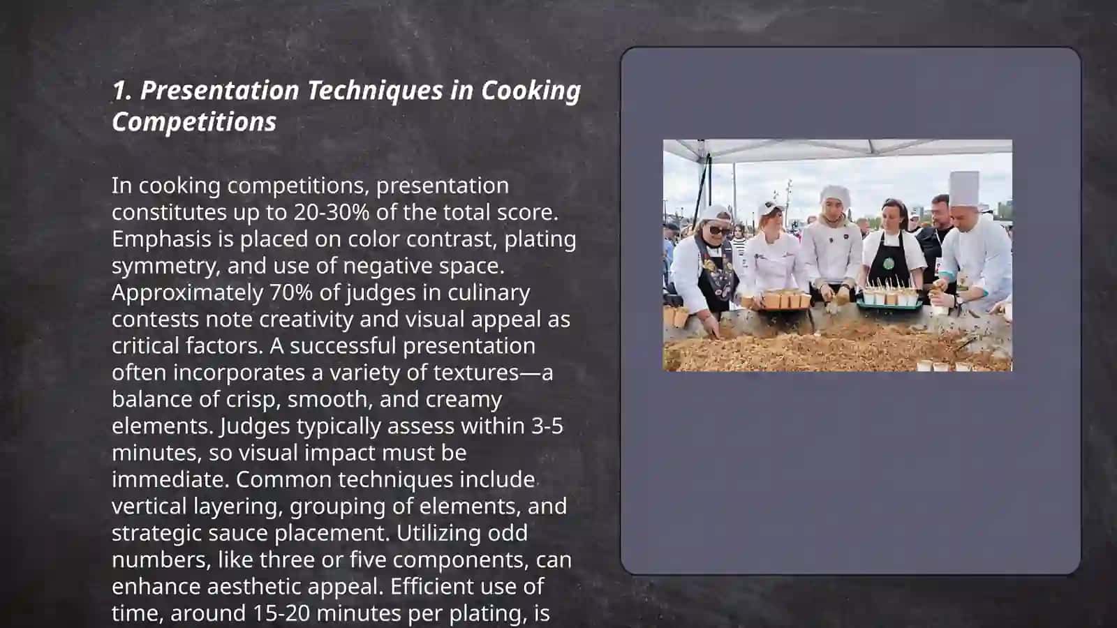 Cooking competition 3