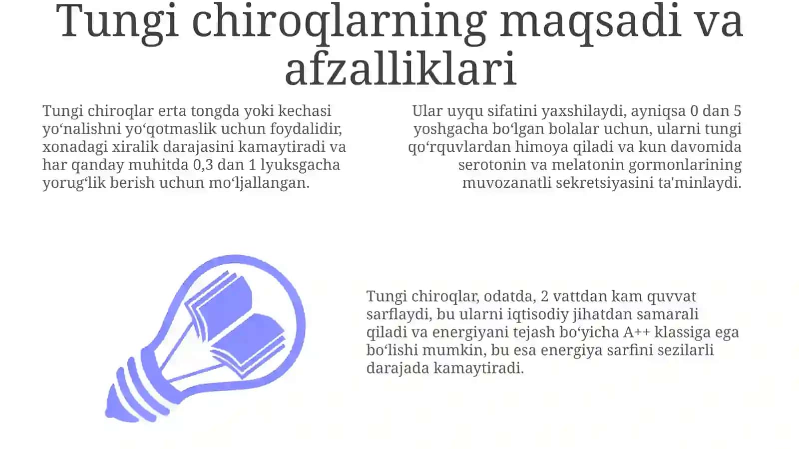 Tungi yoritgichlar yasash 3