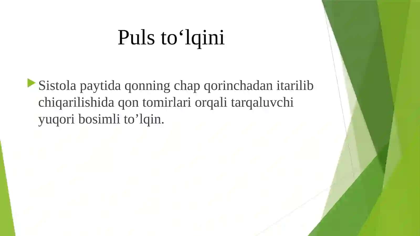 Puls toʻlqini taqdimot 3