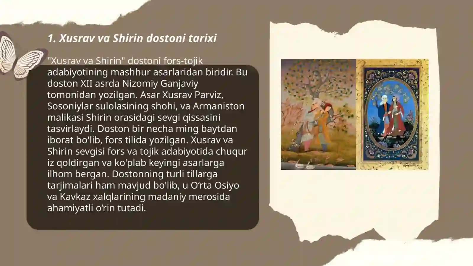 Xusrav va Shirin dostoni 3