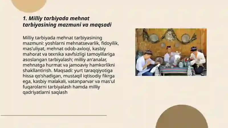 Milliy tarbiyada mehnat tarbiyasi 3