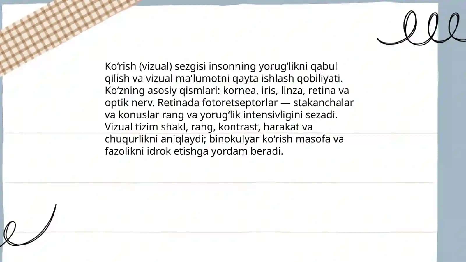 Sezgi turlari 3