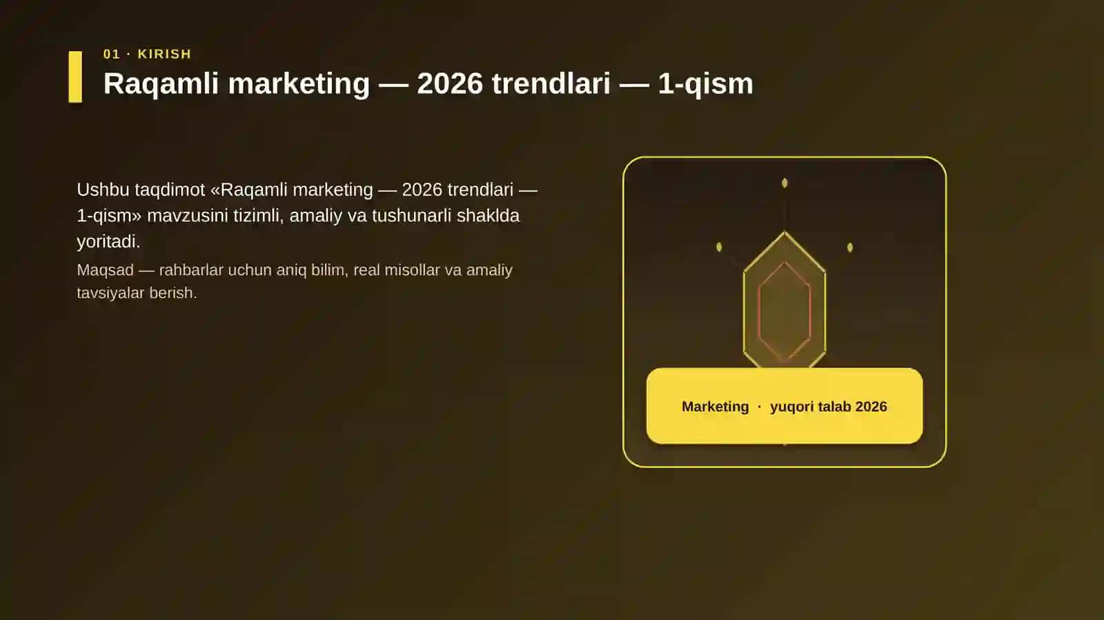 Raqamli marketing — 2026 trendlari — 1-qism 3