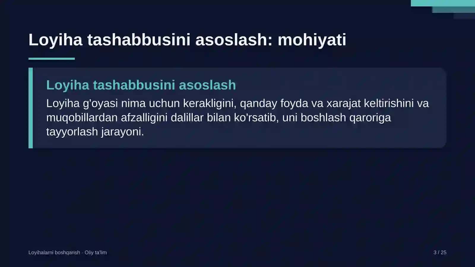 Jamoat tashkilotlarida loyiha tashabbusini asoslash 3