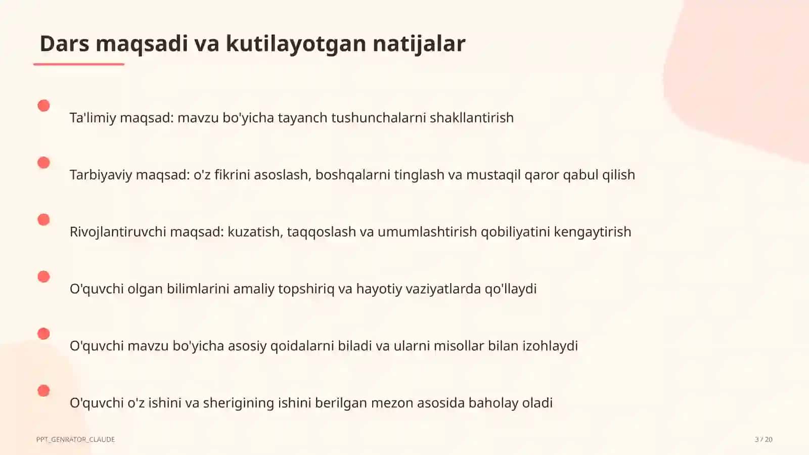 Ona tili (5–11) — o'quvchilar uchun 3