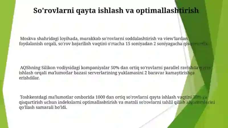 Ma'lumot bazasi tizimining arxitekturasi 3