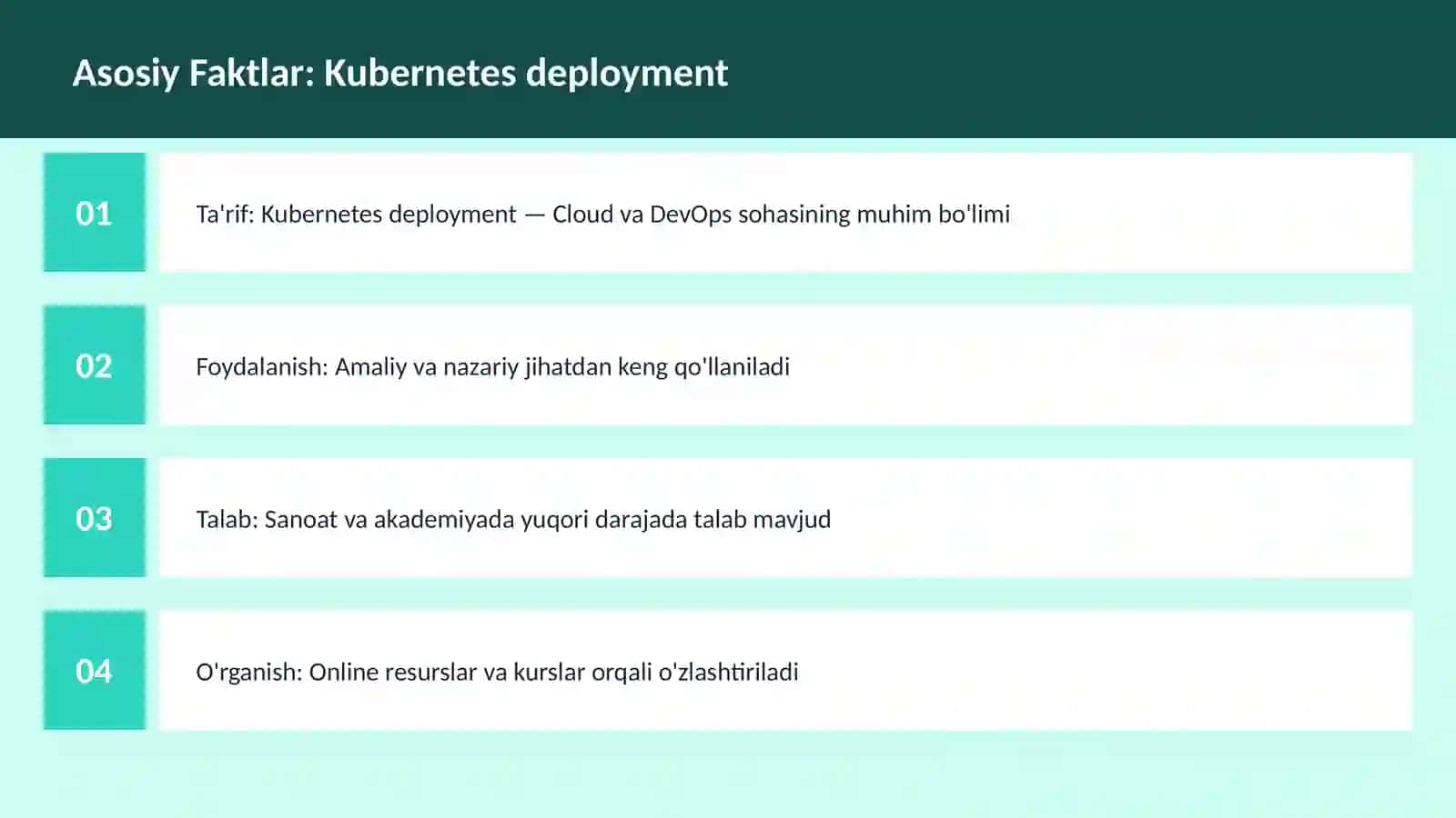 Kubernetes deployment 3
