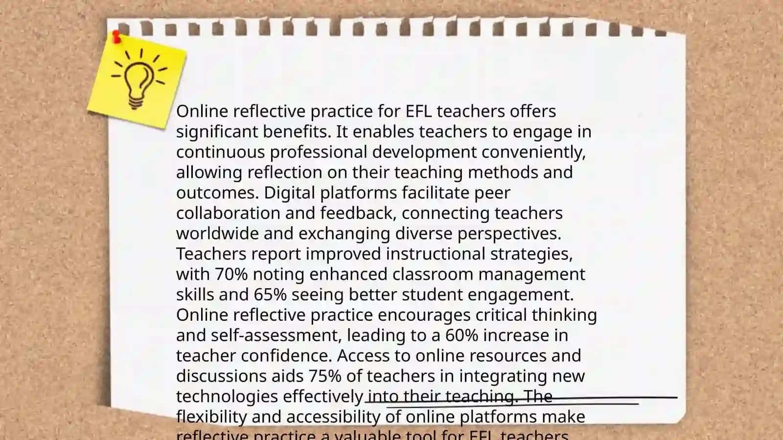 EFL TEACHERS' REFLECTIVE PRACTICE VIA ONLINE DISCUSSIONS 3