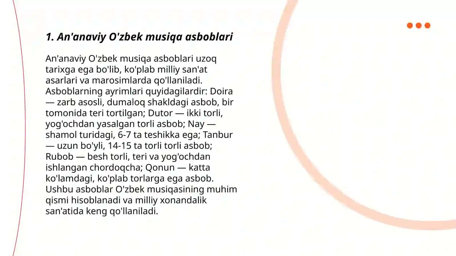 An'anaviy O'zbek musiqa asboblari 3