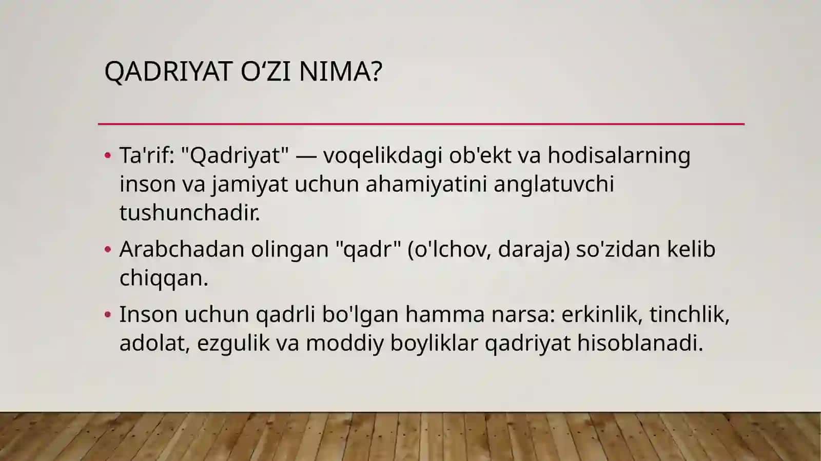 Qadriyatlar falsafasi (Aksiologiya) 3