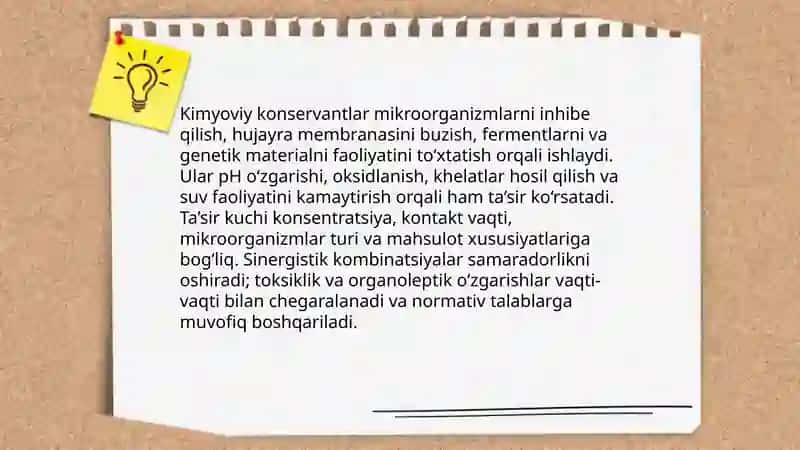 Kimyoviy kanservalash usullari 3