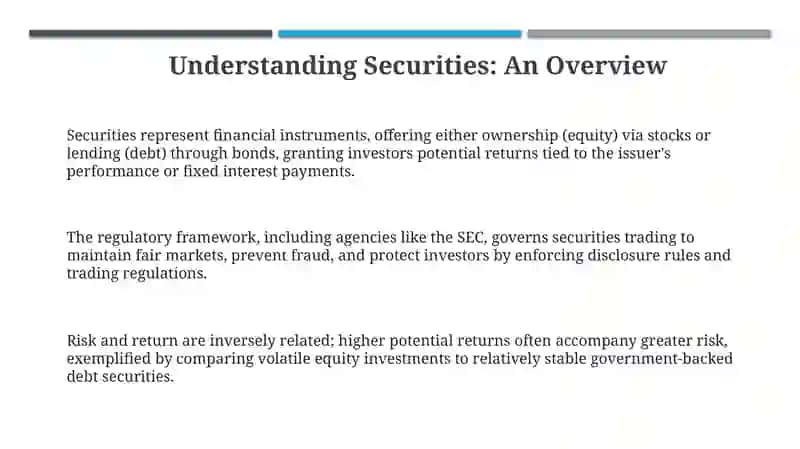 Types of Securities 3