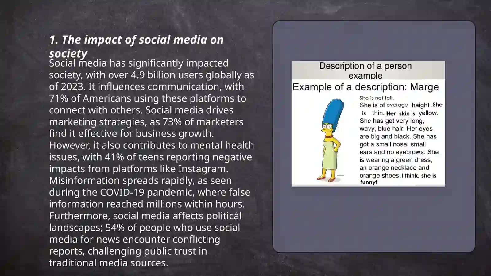 Description of essay 3
