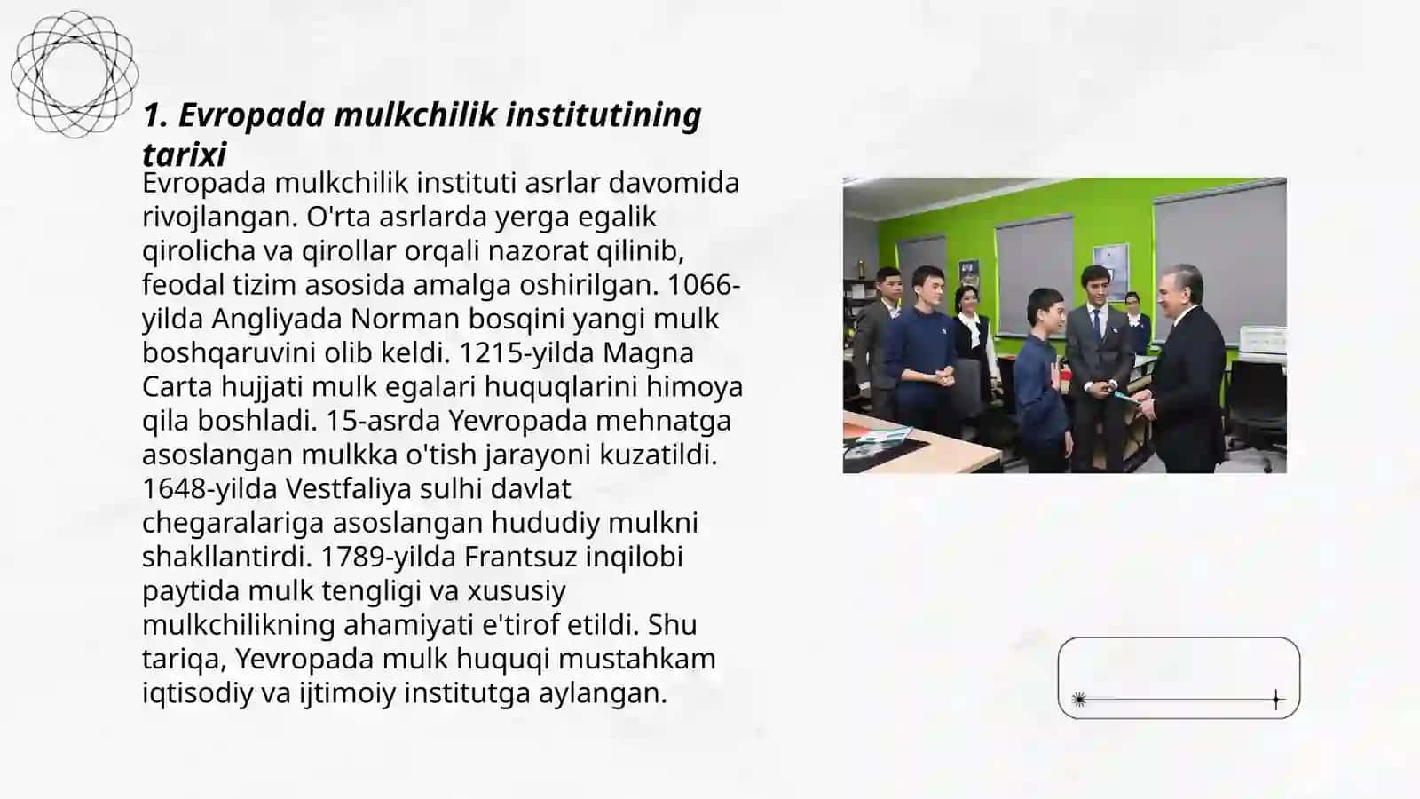 Evropada mulkchilik institutining tarixi 3
