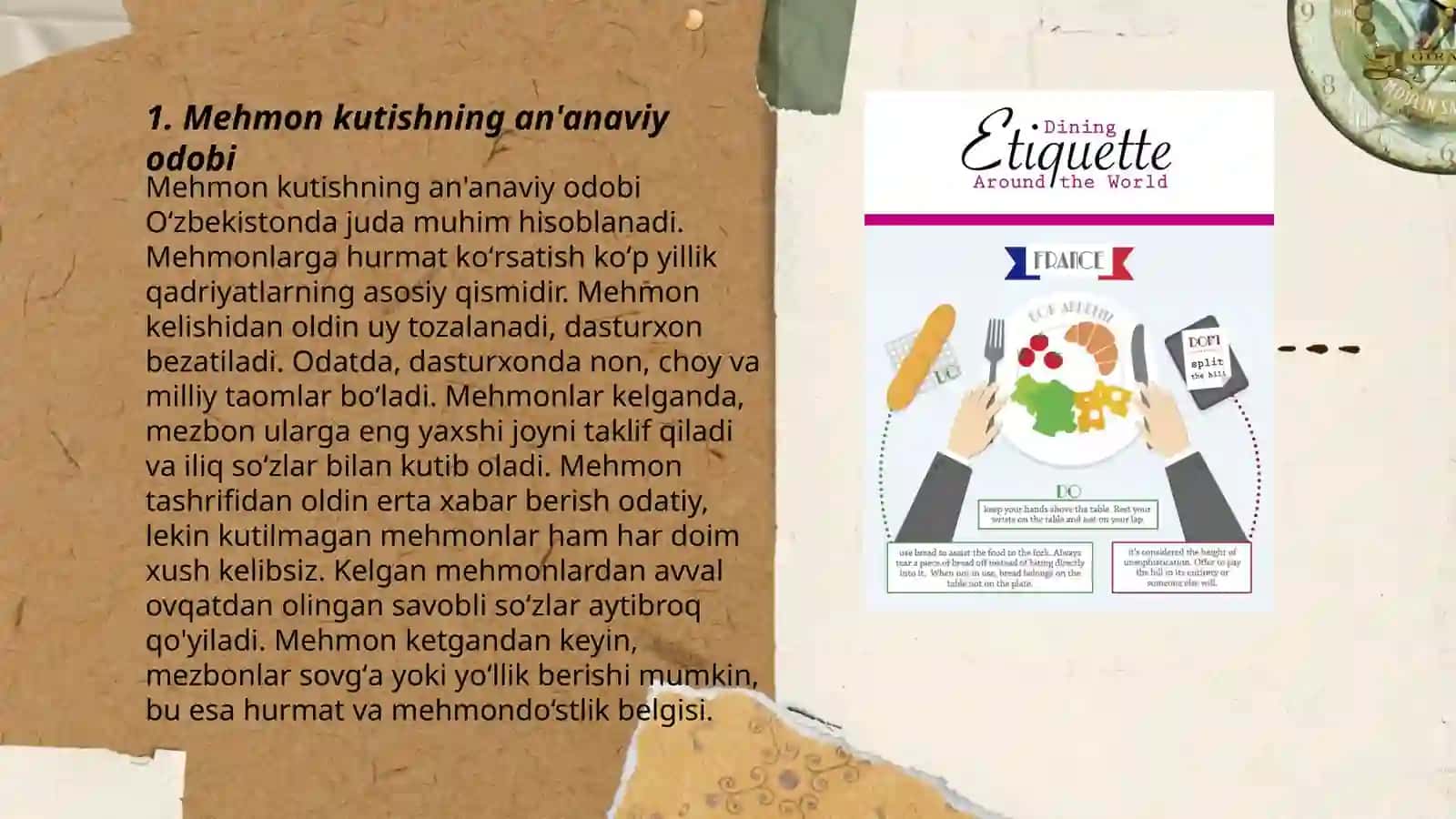 Mehmon kutish odobi 3