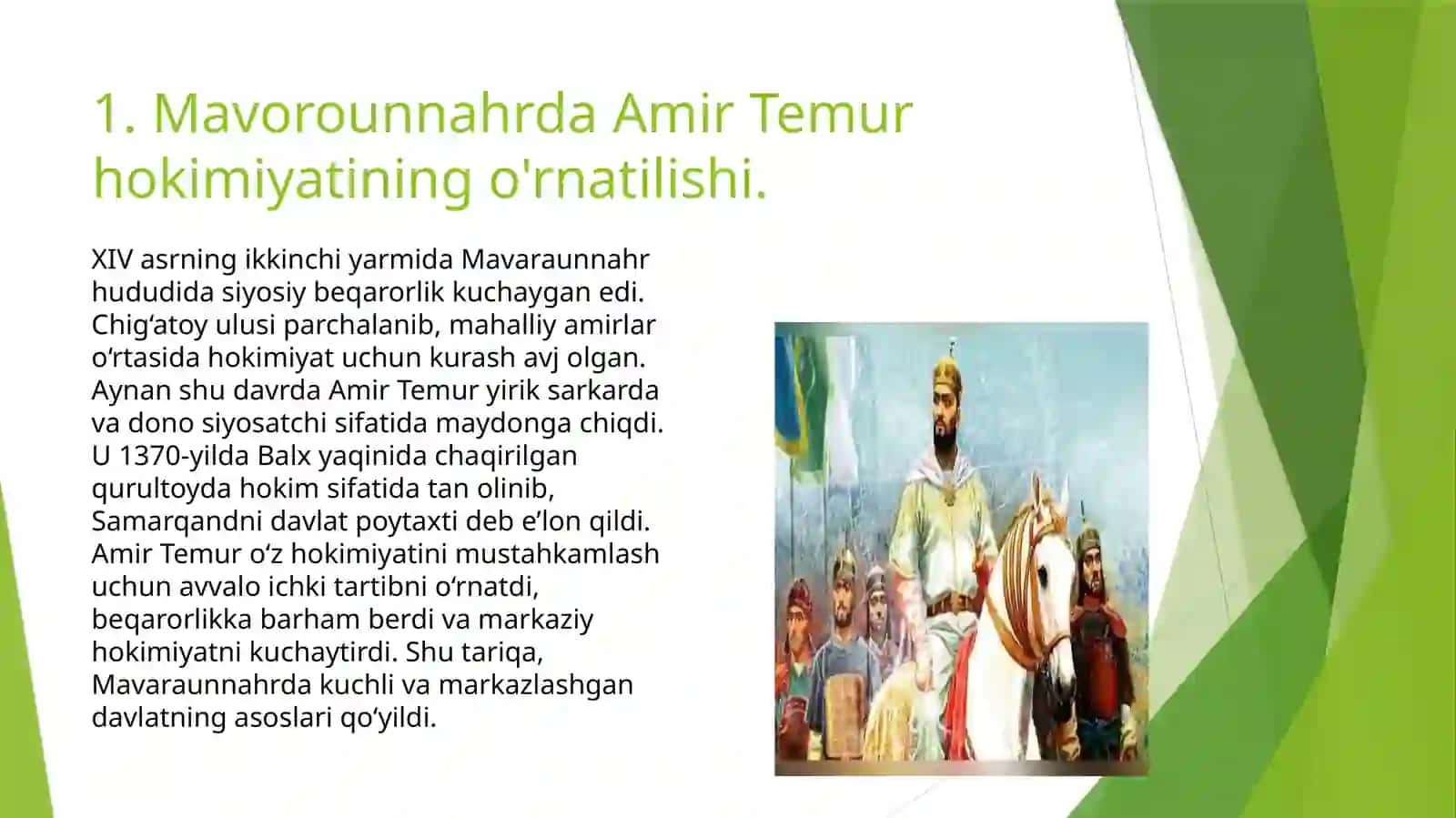 Amir Temurning harbiy yurishlari 3