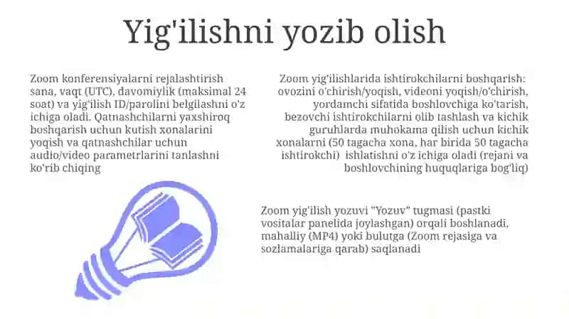 Zoom konferensiyalar 3