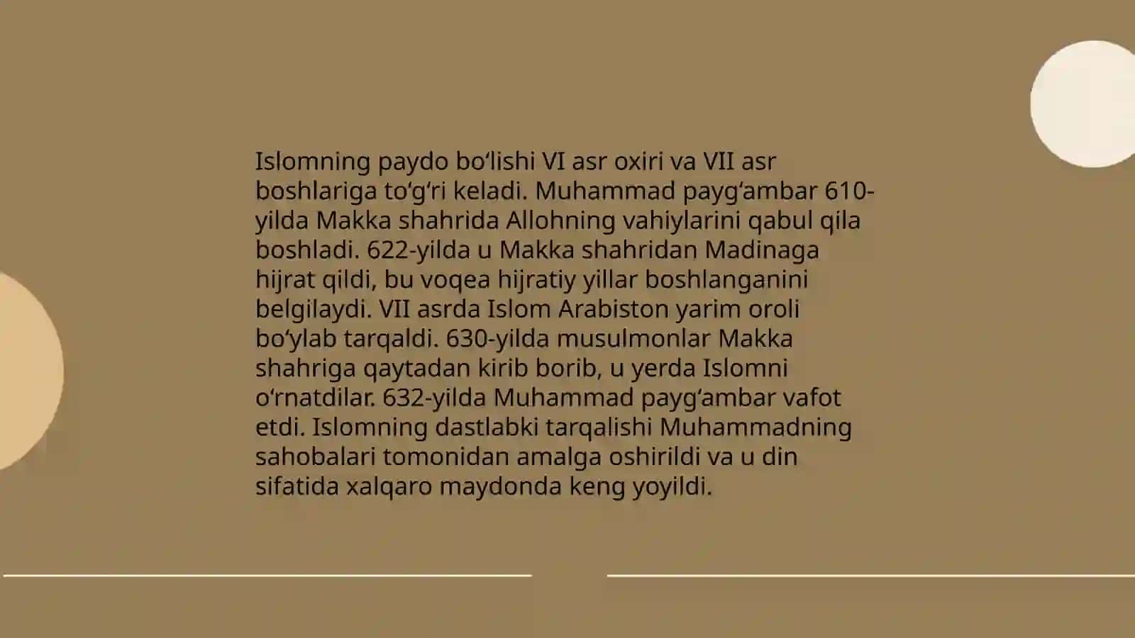 Islom dini tarixi va talimoti 3