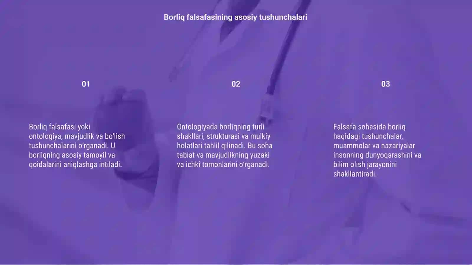 Borliq falsafa (ontologiya) 3