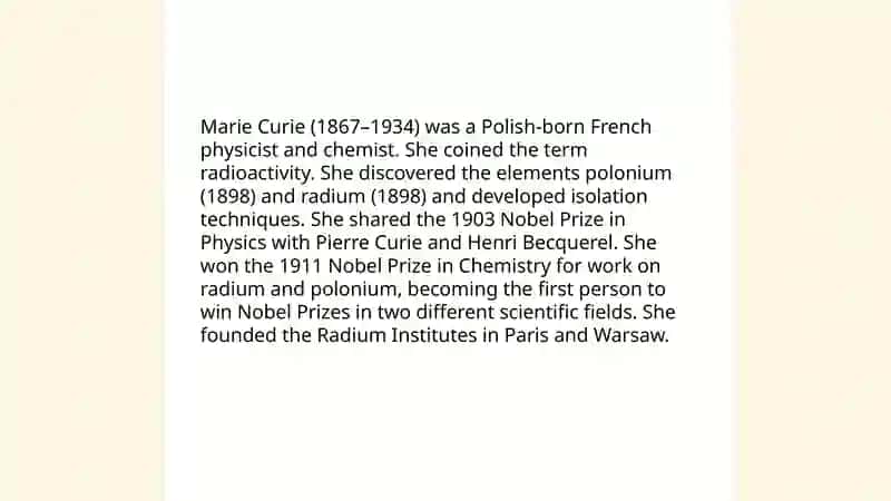Marie Curie 3