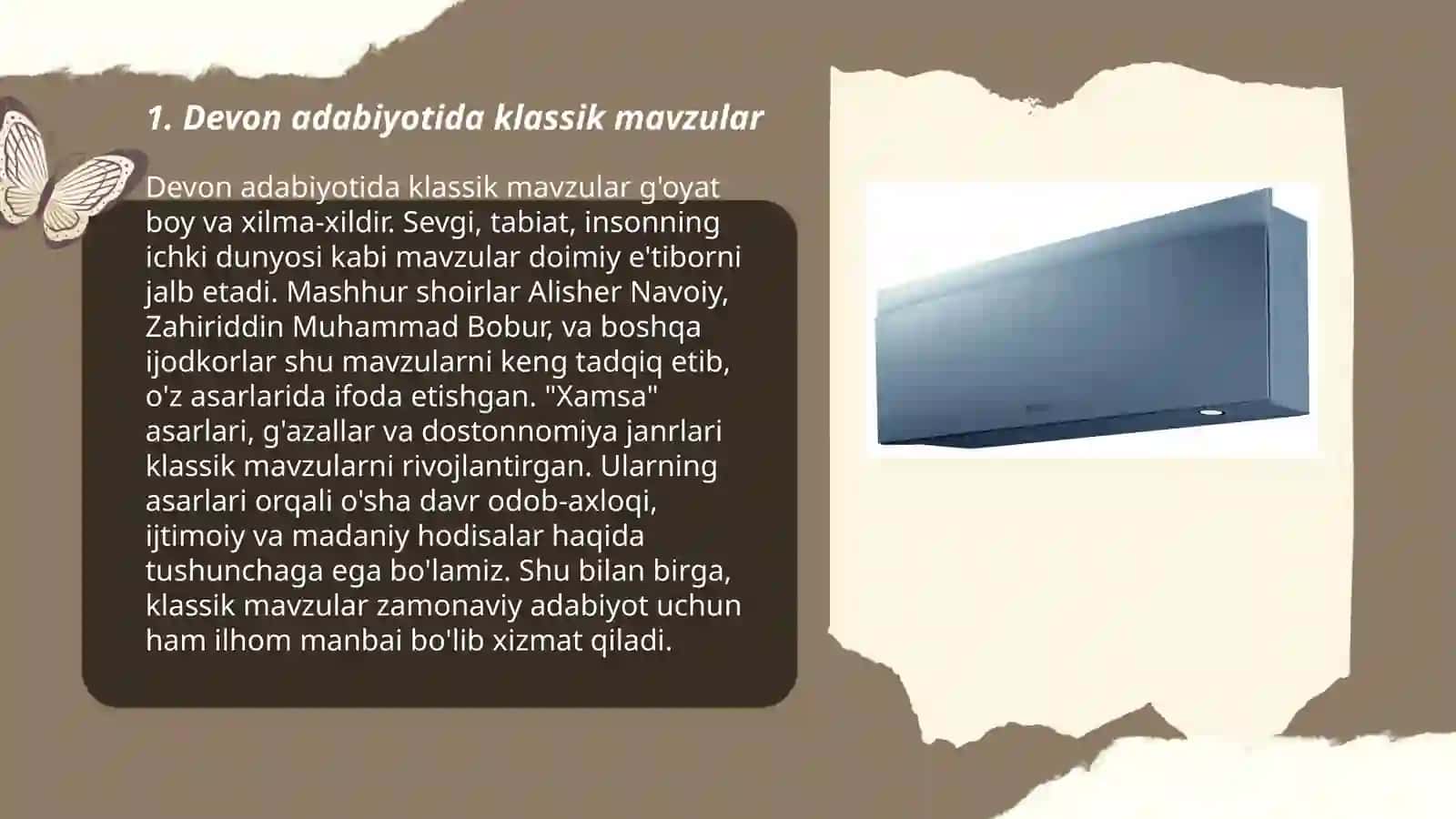 Devon, bayoz va tasvirlarini- adabiy manba sifatida 3