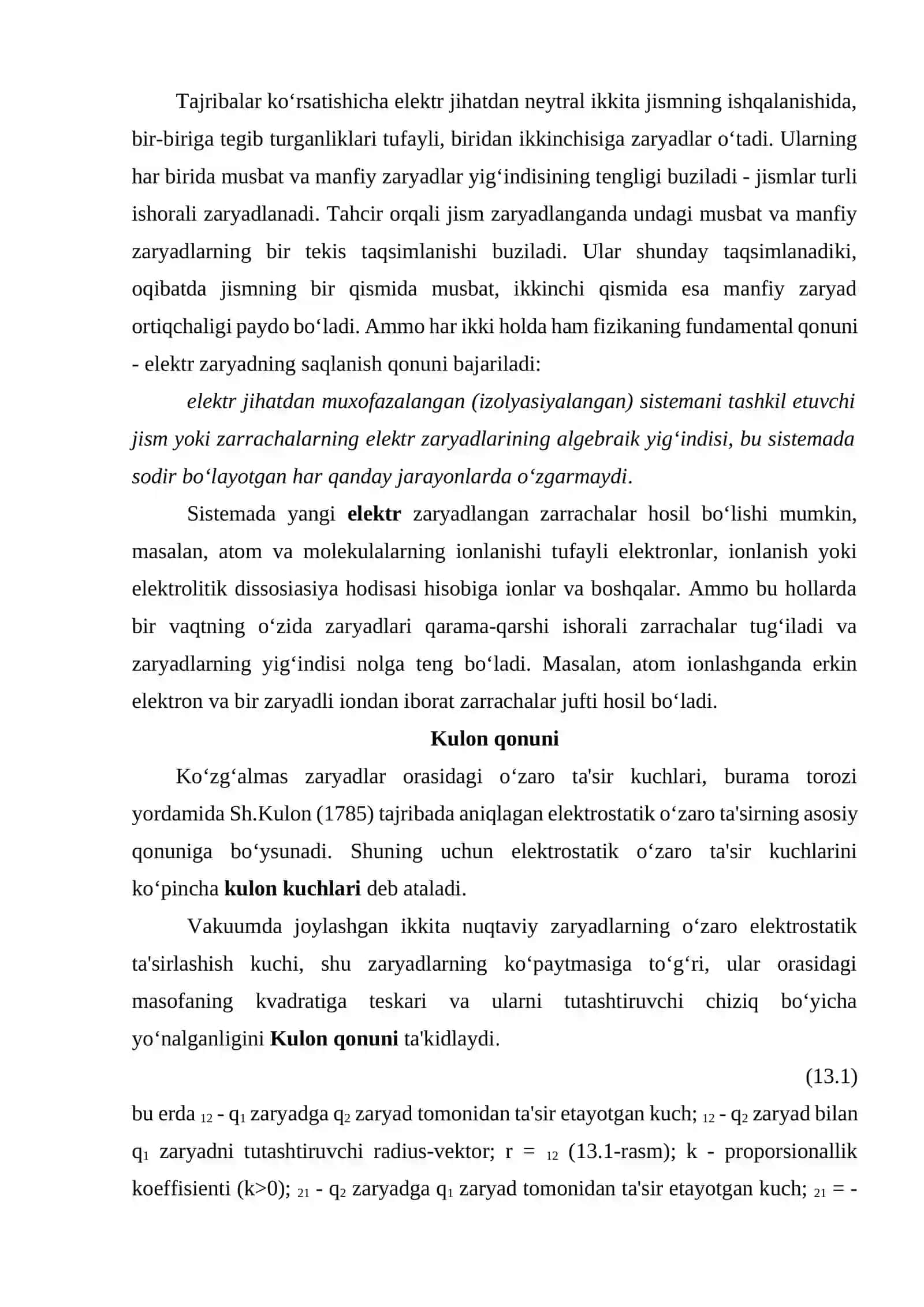 Elektrostatik maydon va uning xarakteristikalari 3