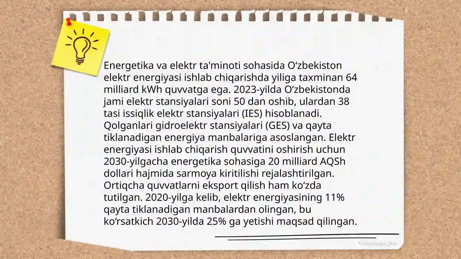 Energetika va elektr ta'minoti 3