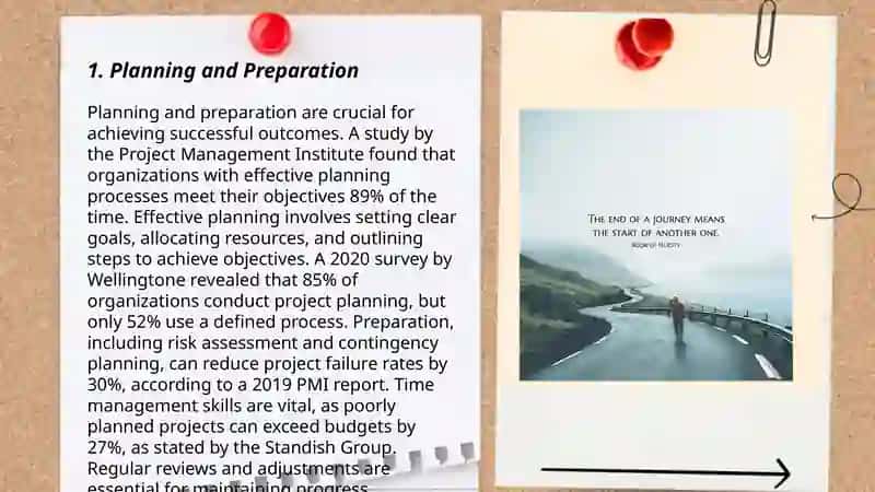 Planning and Preparation 3