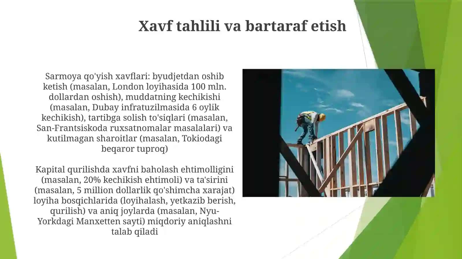 Investitsiya faoliyatida kapital qurilish 3