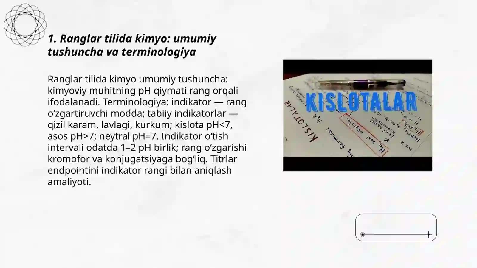 Ranglar tilida kimyo 3