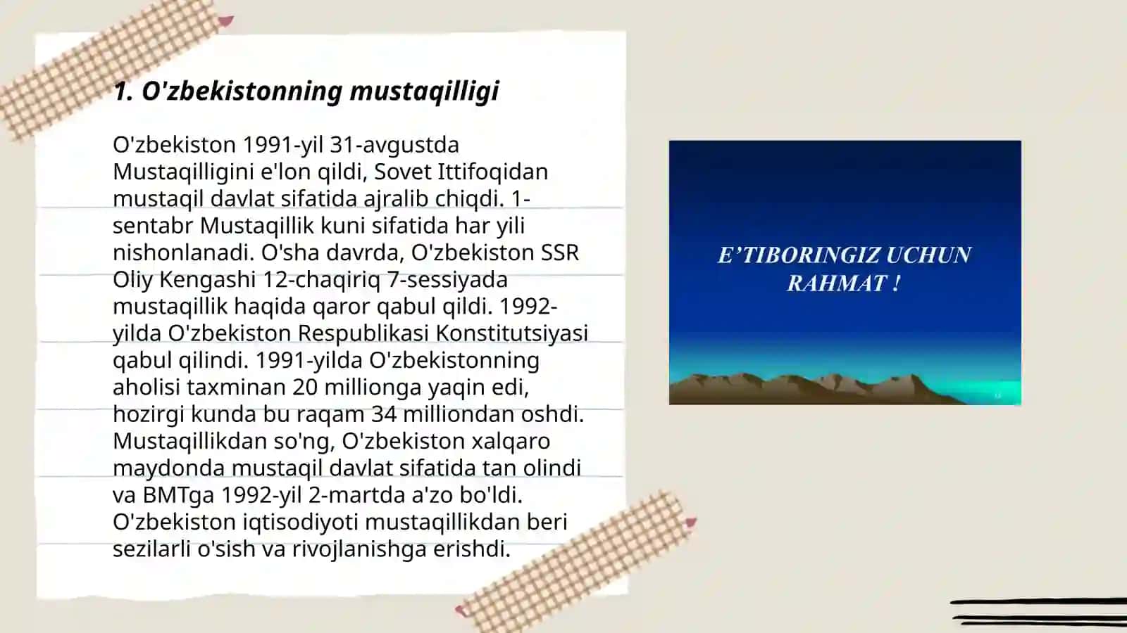 O'zbekistonning mustaqilligi 3