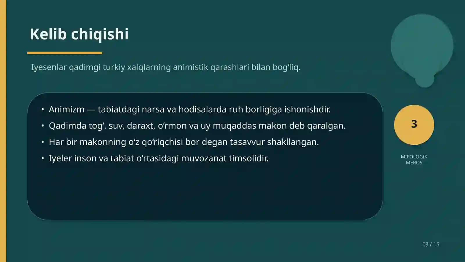 IYESENLAR DUNYOSI 3