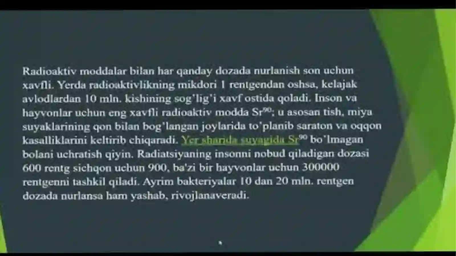 Tabiiy  radioaktiv  moddalar 3
