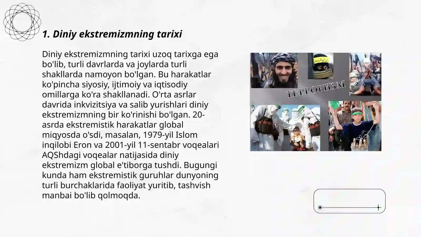Diniy ekstrarizm va terrorizm 3