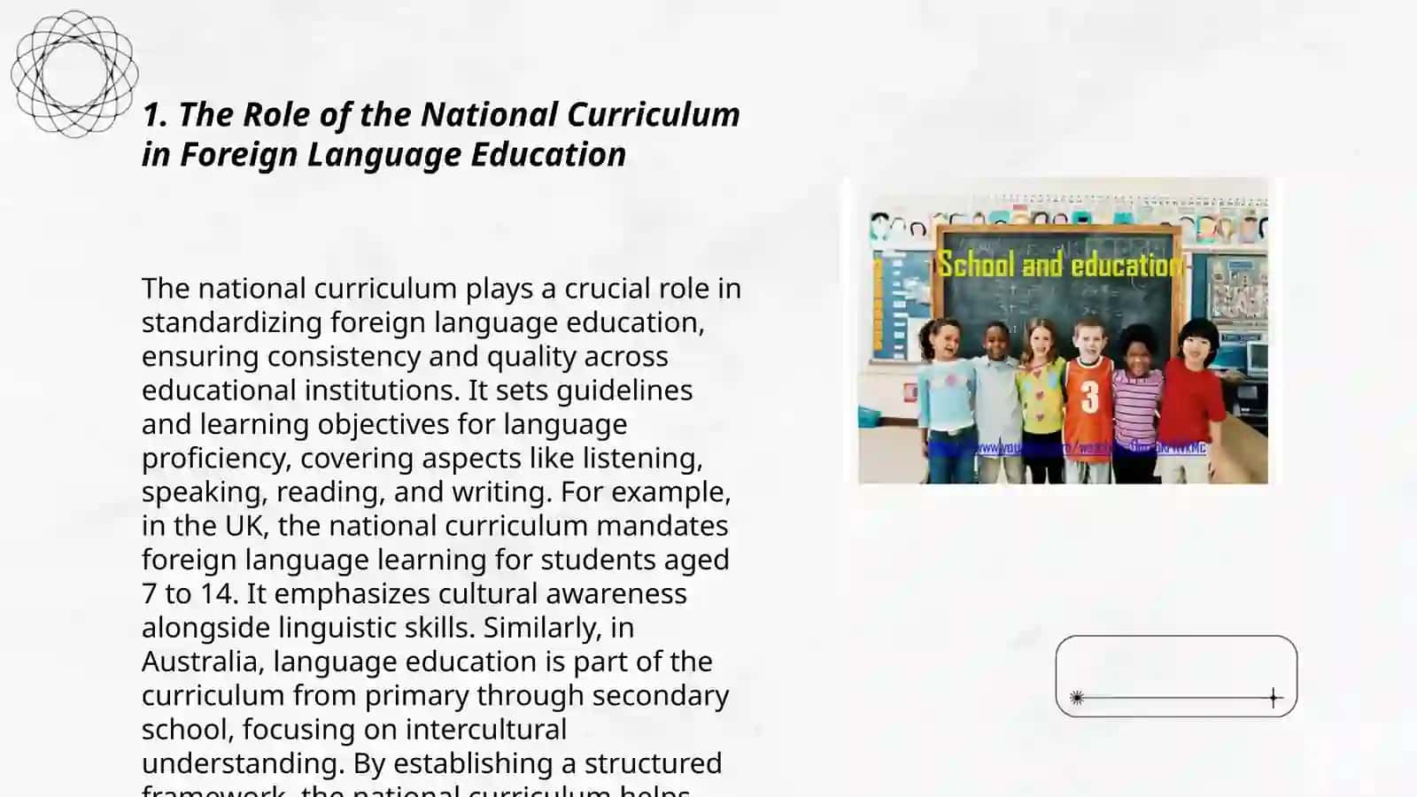 Education system and foreign language teaching in Great Britain 3