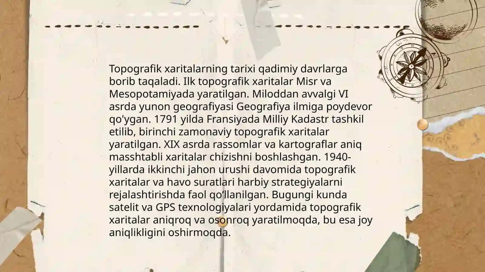 Topografik plan va xaritalar 3