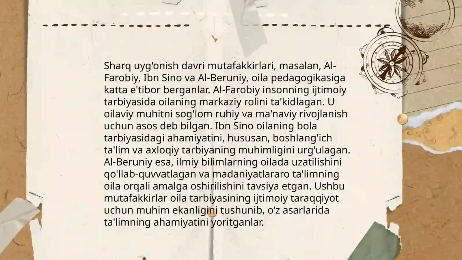 Sharq uyg'onish davri mutafakkirlarining asarlarida oila pedagogikasiga oid fikrlarning rivojlanishi 3