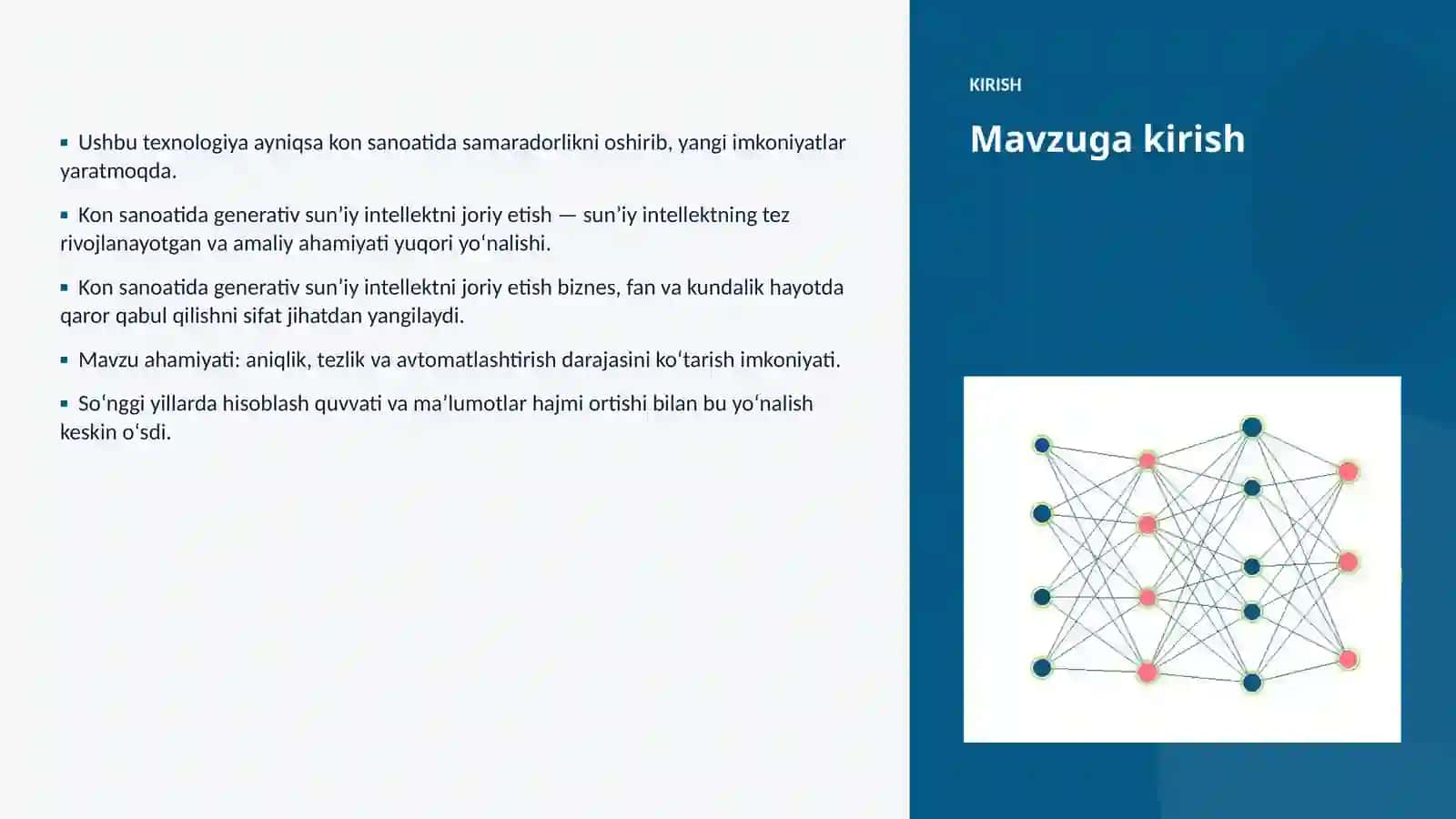 SUNʼIY INTELLEKT • PROFESSIONAL TAQDIMOT 3