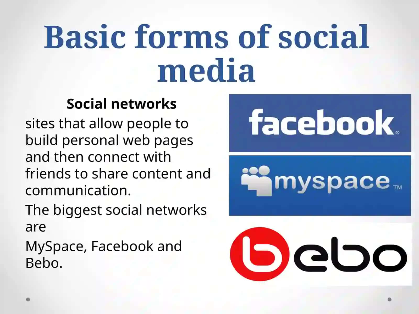 A social media message 3